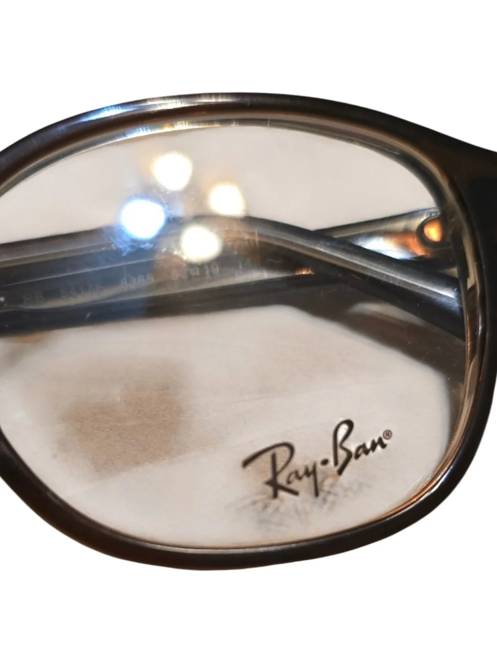 Ray-Ban RB5417F NWOT Brown Transparent Eyeglasses Frames Low Bridge